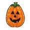 Northlight 32913621 12 in. Holographic Lighted Pumpkin Halloween Window Silhouette, Clear
